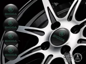 Skoda Felgenaufkleber Autos Hochwertige Embleme